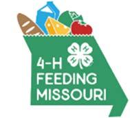 4-H Feeding Missouri The goal of 4-H Feeding Missouri is to raise one million meals the month of February in a first-of-its-kind statewide food drive, and every 4-H club in the state can contribute