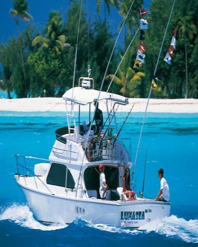 LAGOON & DEEP-SEA FISHING WITH LUNA SEA Boat Size: 34 feet Includes: juice,