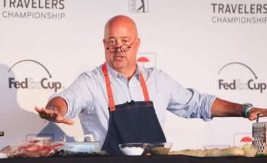 Hosted by WTNH News 8 Anchor Anne Craig, the program began with fun door prizes and cooking demonstration by TV personality, chef and writer Andrew Zimmern.