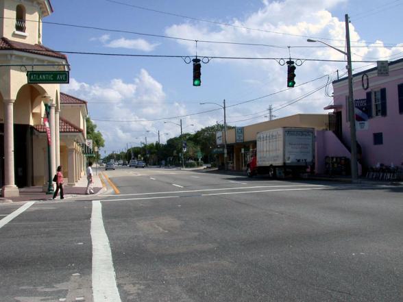 Draw pedestrian traffic from Atlantic Avenue to businesses around the corner.