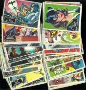 1966 BATMAN Cards (Topps Issue) Partial Set (38 of 55) 1966 Batman Cards Partial Set of (38) out of (55) (A partial set of 1966 Batman cards issued from Topps.