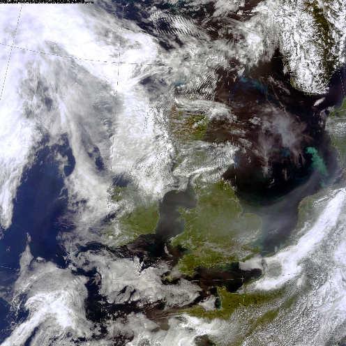 Satellite image 5 th July 2013 1133UTC from MODIS The summer of 2013 was dominated by anticyclones,