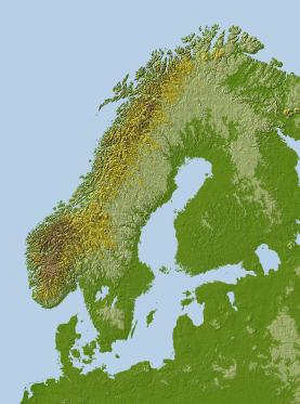 The Scandinavian Anticyclone forms in the Scandinavian Peninsula, most often between 60-70 o Northern latitude.