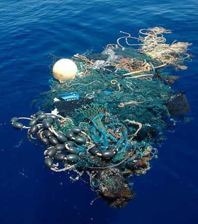 There was a recent story in the news about a pile of trash that was discovered in the center of the Pacific Ocean gyre.