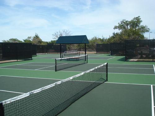 The Court The game itself is played on a pickleball