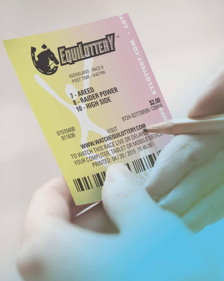 What Is EquiLottery? A daily $2 draw game based on the results of a live horse race.