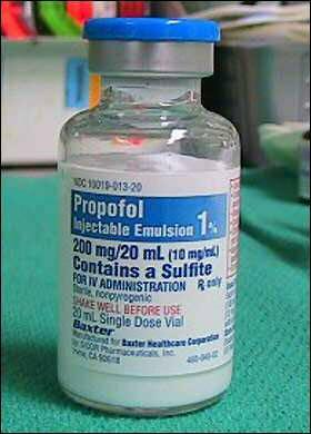 injectable non-opioid general anesthetic - occasionally halothane (