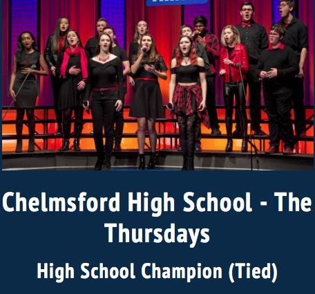 Past Performances Gina C, a former guitar, vocal and music theory student of Music Elements is in and acapella group with Chelmsford High School called The Thursdays.