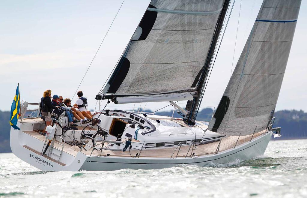 Above: A very lightweight hull for a cruising couple, but