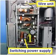 . Attach the wire unit (C).. Attach the wire unit (D).