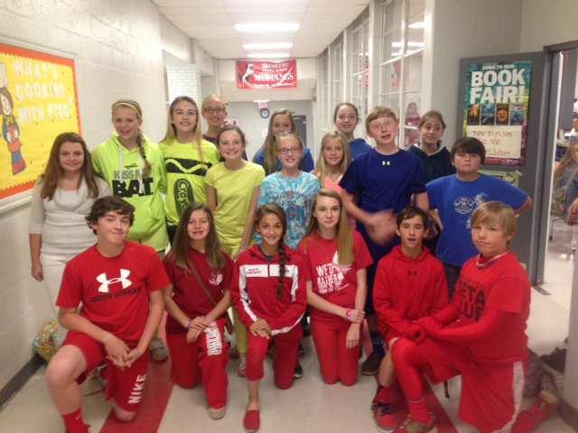 Johnson Room 236 Photos from around Palmetto Middle this week! Beta Dresses up for Crayon Day. Veteran s Day Update for more information, email Mr.