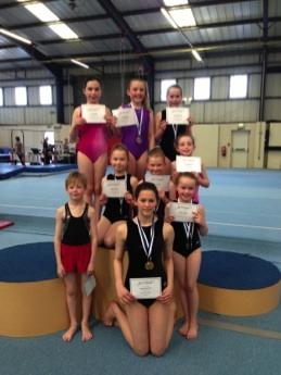 ROTHERHAM Results Two Piece (Floor and Vault) Charlotte Wood - 2nd Vault Eva Gray - 1st Floor, 1st Vault and 1st Overall