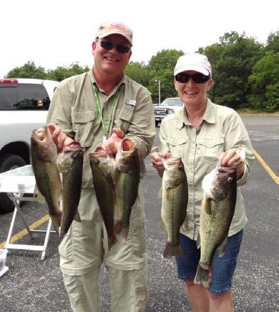 They caught their fish on brush hogs and power worms. First place payout was $226. Congratulations Mick and Doris! J U N E Tournament Results.....1 First Place. 1 The Tournament.