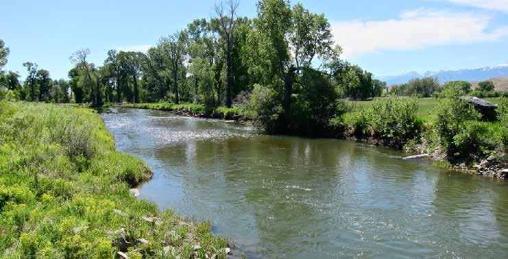 Much of the river flows through private deeded land, and while it can be legally accessed at county road and state highway bridge crossings, or by landowner permission, many people elect to avoid the