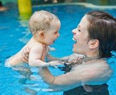 Mommy and Me Swim Lessons July 18 th July 27 th Mondays and Wednesdays 6:00 to 6:30 pm This class is offered as an introduction to the water for children ages six months to two years.