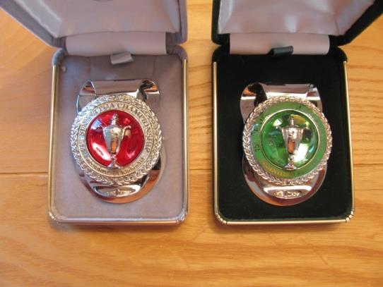 57. 2013-95 th PGA Championship, Oak Hill CC, blue stone, silver jewel clip, mint condition, in a PGA of America jewelry box (Outstanding) @ $550 Sale