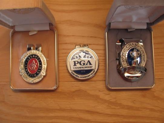 2010 - Ryder Cup, Celtic Manor, Ireland, red stone jewel clip, from the collection of Will Mann former president of the PGA of America with a (LOA) from