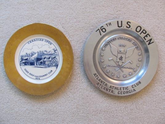 1976 US Open, Official 7 candy dish, Atlanta Athletic Club, in excellent condition.. Sale price @ $75 Photo #3854, Lots #62 & 63 Photo #3855, Lots #64 & 65 64.