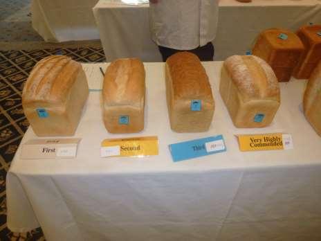 B.S.T. Medal and Diploma Second Place will receive 50, an A.B.S.T. Medal and Diploma Third Place will receive 25, an A.B.S.T. Medal and Diploma White Tin Bread Produce one white tin loaf to weigh 800g when judged The white tin loaf recipe should be based on flour, yeast, water, fat and salt (maximum 1.