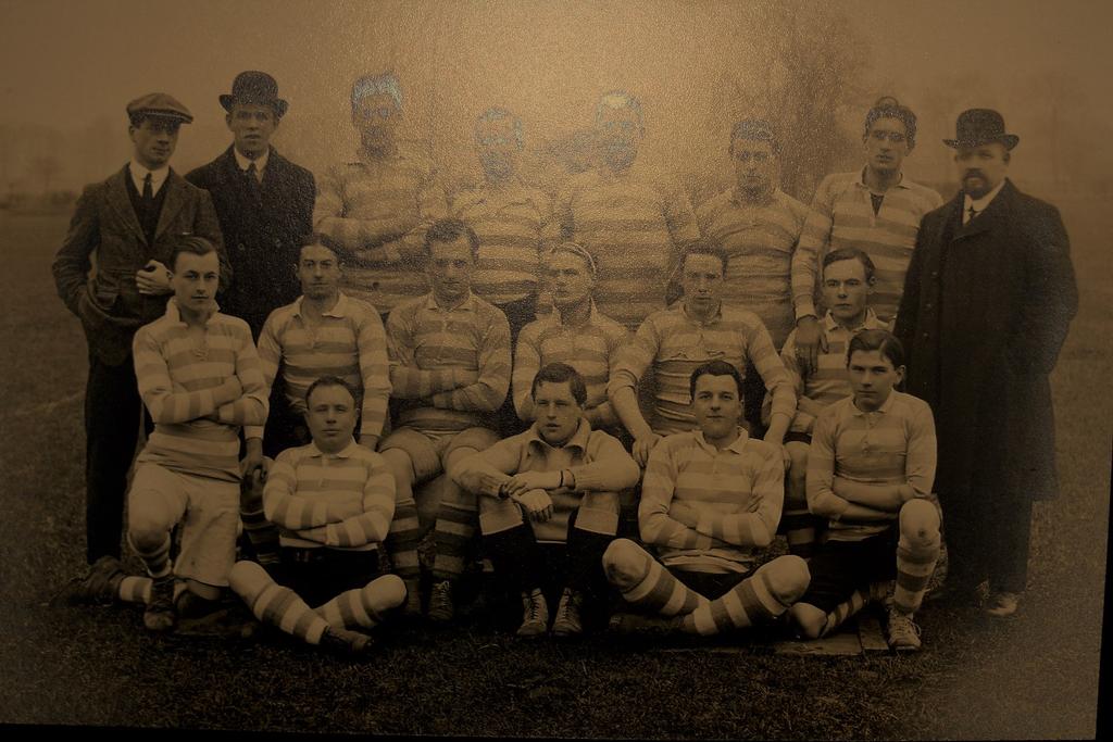 A Leytonstone Rugby Football Club team photograph c1913.