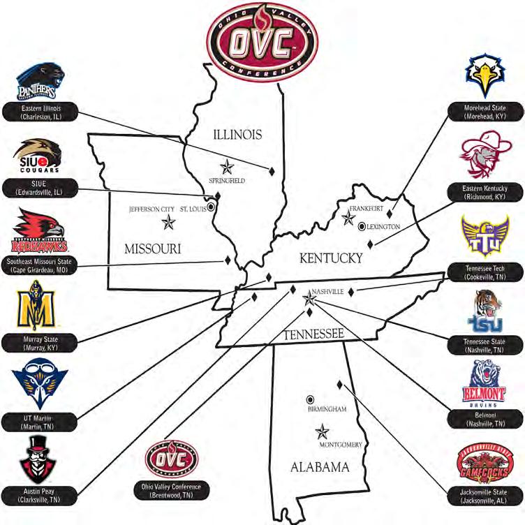 THE OHIO VALLEY CONFERENCE OVC HISTORY Entering its 68th year, the OHIO VALLEY CONFERENCE continues to build on