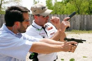 Jarrett explains his belief about how large and small muscle groups oppose each other to slow a shooter down when trying to pull the trigger quickly and accurately.