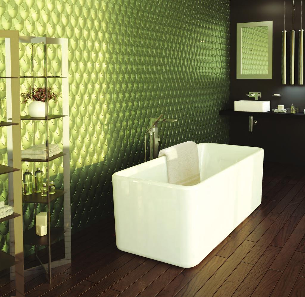 Indulge Collection Cube Freestanding A freestanding bath is a statement of sheer style and the dramatic Cube Freestanding Bath represents the ultimate in indulgence.