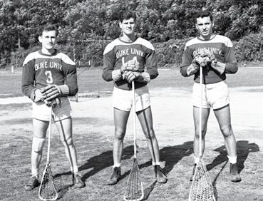 A member of the 1951 Duke lacrosse team, Gene Corrigan was well known as a driving force in the shaping of intercollegiate athletics as both the Commissioner of the Atlantic Coast Conference and as