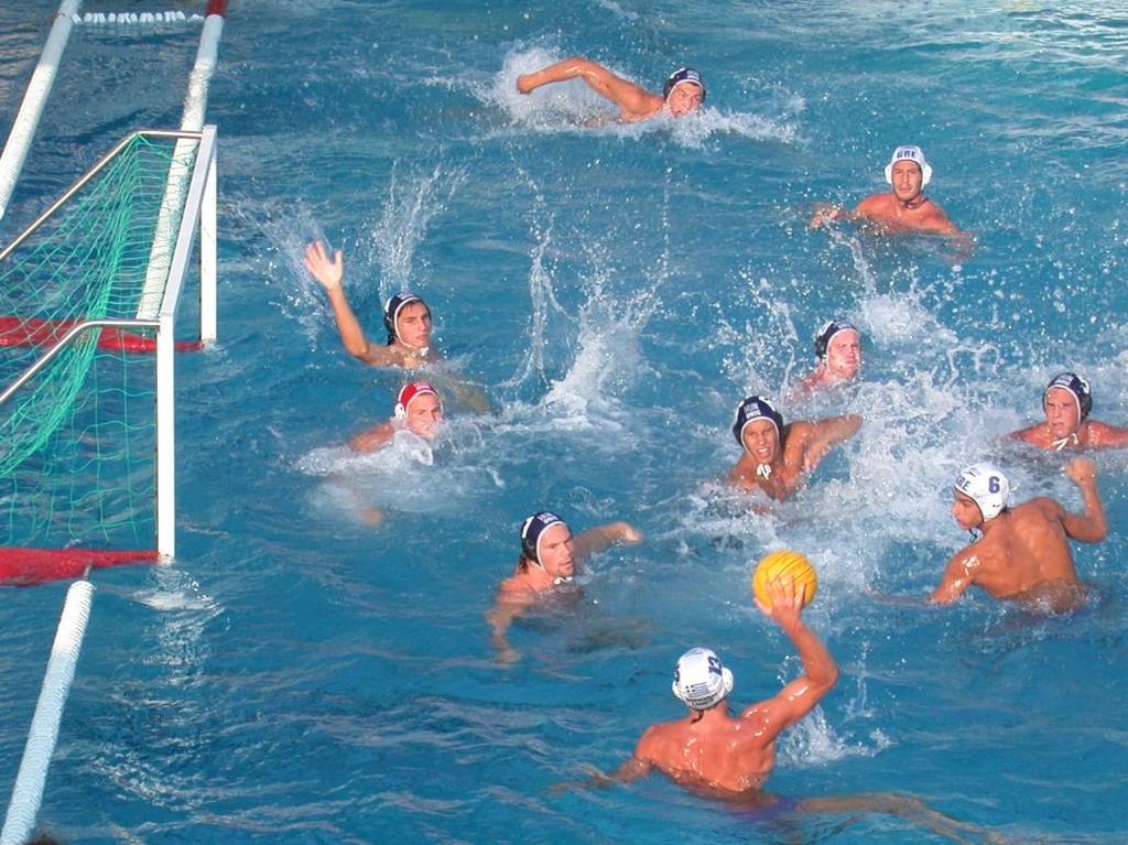 WATER POLO Handball in the water Score goals by throwing the ball into opponent