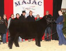He first won reserve junior champion. The grand champion Angus-based steer was owned by Chase Hanson, Lewisburg, W., and weighed 1,045 pounds (lb.).