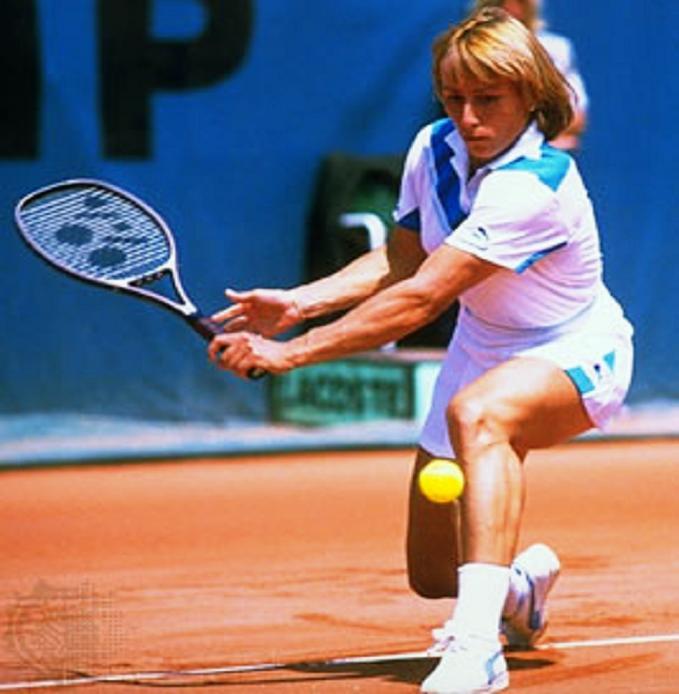 Martina s clay-court game was powerful and consistent. In 1991, she lost in the US Open final to the new World No. 1 Monica Seles.