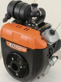 The V-Twin Kubota gasoline engine delivers durability and productivity like no other.