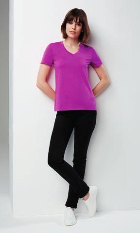 Ladies style features a flattering v-neck T800MS MENS MODERN FIT XS S M L XL
