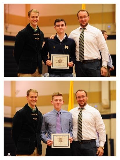Lancer Award: The Lancer Award is the highest award presented to a Malden Catholic student-athlete within each season.