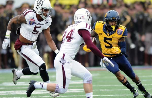 On Network Television Mario Alford The ESPN telecast of the WVU-Texas A&M game marked the 212th network television game for West Virginia. All-time WVU is 106-105-1 in nationally televised games.
