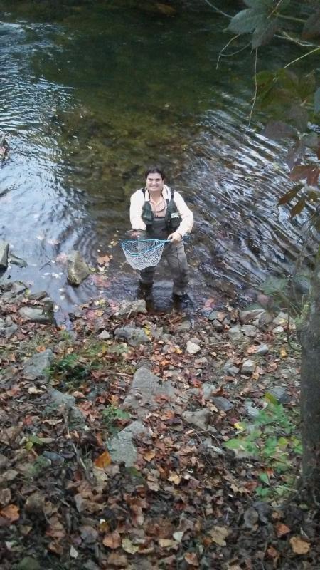 skilled anglers recognize as likely to hold some trout regardless of the season. Such was the case for my fiancé, Tisha, and me during the third weekend in October.