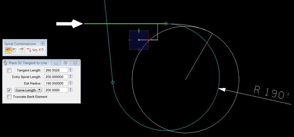 Place Loop With Spirals And A Compound Curve Aligning a loop with a spiral on either side can probably be accomplished in many ways.