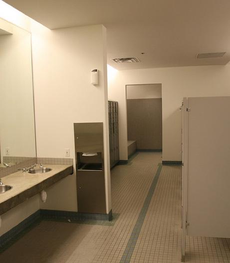 See the Los Angeles Municipal Code. Existing restrooms can be retrofitted to include bike shower facilities. Adequate Lighting, See Lighting Section.