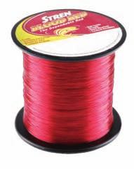 LINES - MONOFILAMENT Blood Red The Dependable Red, outstanding visibility against muddy or stained water.