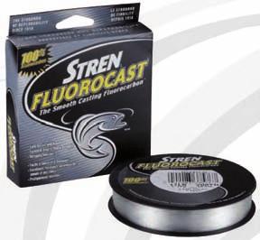 LINES - FLUOROCARBON Fluorocast Stren Fluorocast is a perfect mainline and leader product for the conditions where a stealthy approach is key to catch, its souple, strong, sinking and very Abrasion