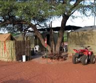 necessities Patio with braai Removed from Main House Bush Camp: Five separate