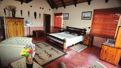 game. Luxury safari-style bungalows with all the comforts of a