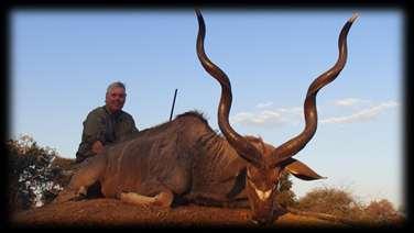 Kudu bull! Paul Goodall is the type of guy that everybody likes to be around and has always time for a joke or two.