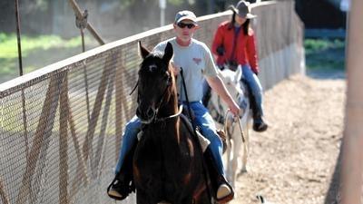 February 2016 Page 5 Equestrians take the lead against bicyclists in Mariposa In a city staff report presented in December, Ken Johnson, Burbank's assistant public works director, said that while