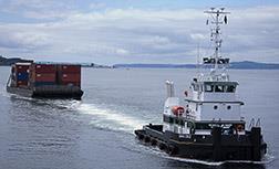 8.6. Towing Astern Inland: Present Practice: The tug towing astern inland will have at least a 3 to 4-man crew for manning purposes.