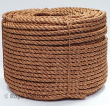Manila Rope Range Manila rope is manufactured from the natural fibres sourced from the Abaca plant grown in the Phillipines known as 'manila hemp.