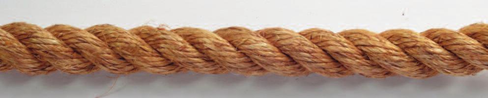 Manila rope looks visually very appealing and holds knots well and is often used for landscaping.