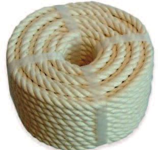 Cotton Rope Range Our natural three strand cotton rope is made from high quality 100% cotton yarn.