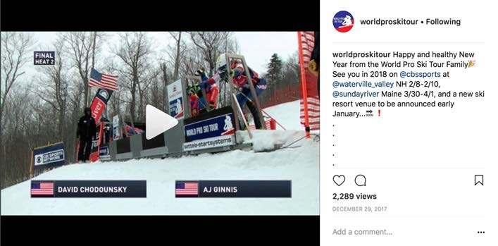 WORLD PRO SKI TOUR SOCIAL MEDIA Since launching in 2016, WPST Social Media accounts have grown significantly. More importantly, engagement rates are high.