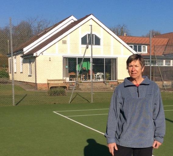 Janet Martin I started playing tennis at school and first joined Hale Gardens in New Milton around 1959.